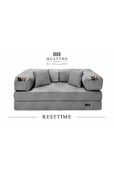 QUATTRO HOME RESTTİME Modüler Süngerli Koltuk 180x90x63 cm Cepli Modern Oturm...