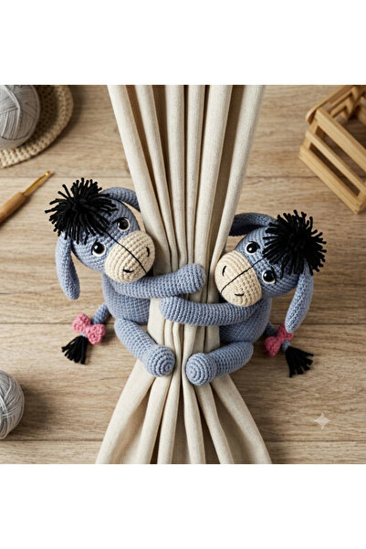 Kids Damla eeyore perde tutucu