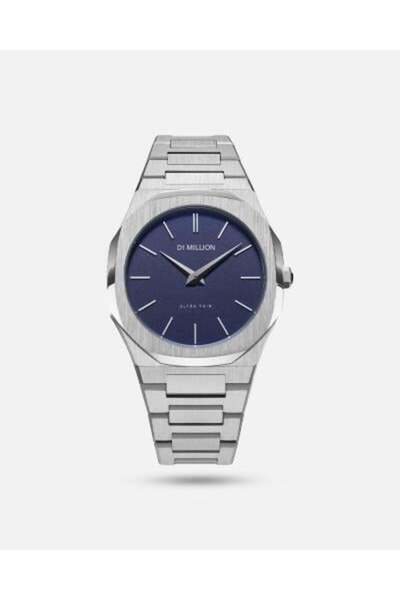 d1million D 1 Million Steel Watch, Silver and Blue