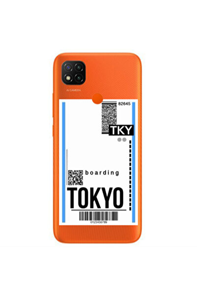 Other Xiaomi Redmi 9c Tokyo Boarding Transparent Silicone TPU Θήκη