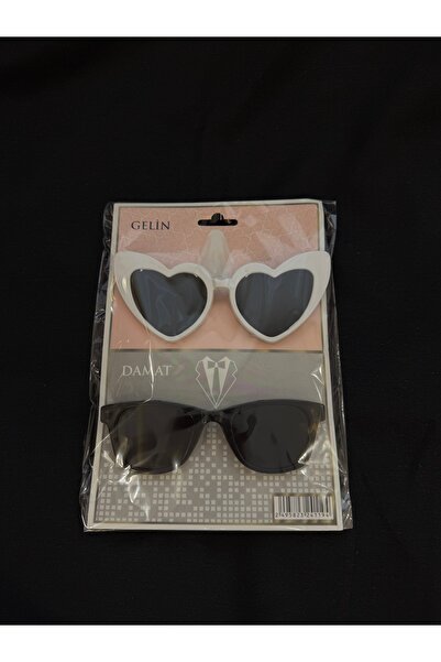 CHANCE GİFT Bride and Groom Glasses Wedding Accessory