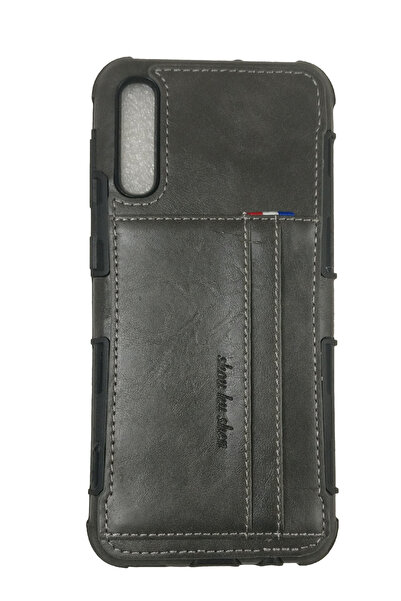 OEM Husă de protecție compatibilă cu A50, din silicon cu imitație de piele, G...