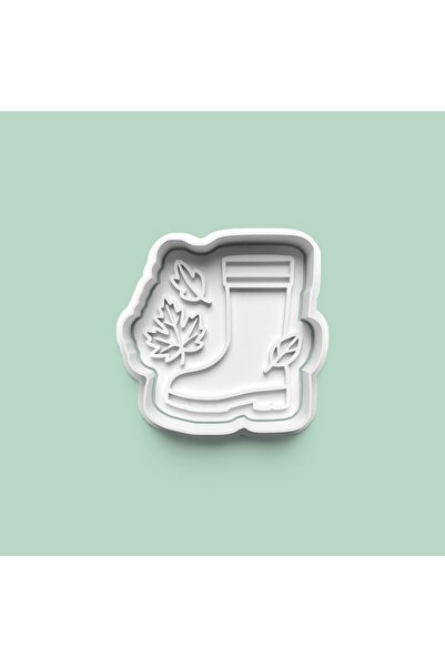 AKTASTORE Winter Boot Shaped Cookie Mold and Sugar Dough Mold 0975-4