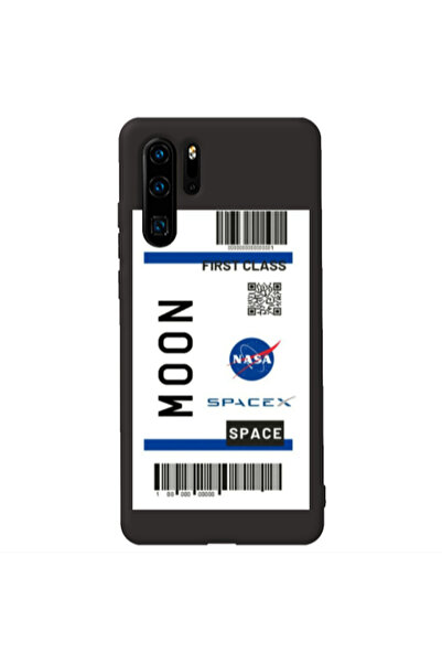 Other Huawei P30 Pro Moon spacex Black Colored Silicone TPU Θήκη