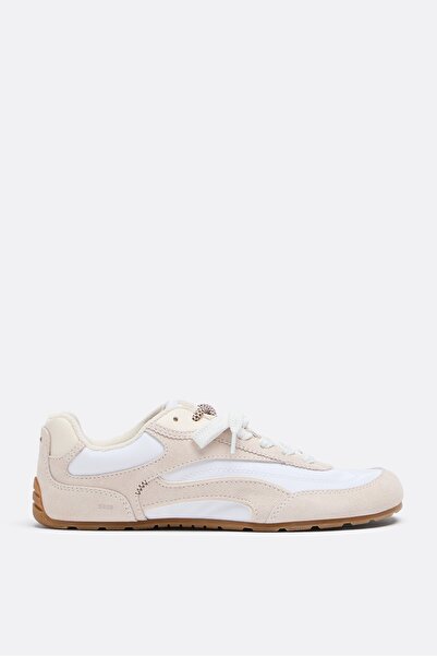 Stradivarius S009 Deri detaylı barefoot spor ayakkabı