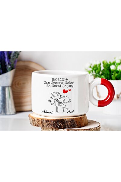 ART HEDİYE You Are the Most Beautiful Thing to Come into My Life Red Handle L...
