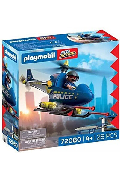 Playmobil Ελικόπτερο Αστυνομίας Δράσης στην Πόλη για παιδιά 4+ ετών Κωδικός: ...