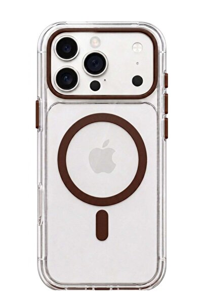 Generic Transparent protective case with colored frame compatible with iPhone...