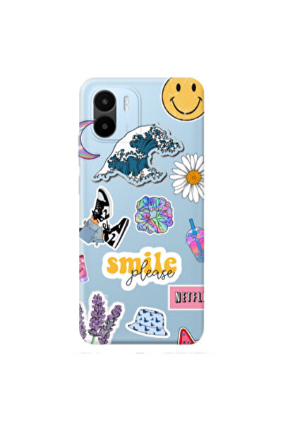 Other Xiaomi REDMI A2 Smile Moon Transparent Silicone TPU Θήκη