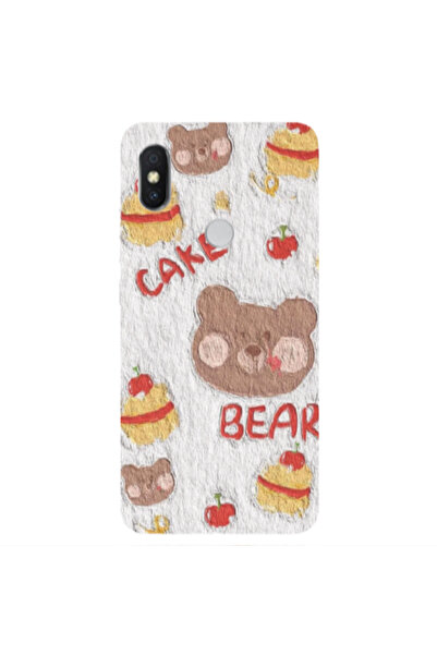 Other Xiaomi Redmi S2 Cake Bear Transparent Silicone TPU Θήκη