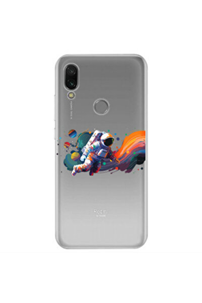 Other Xiaomi Redmi Note 7 Rainbow Space Transparent Silicone TPU Θήκη
