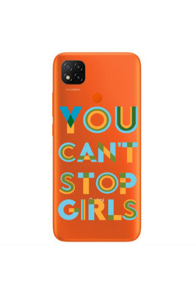 Other Xiaomi Redmi 9c You Cant Stop Girls Transparent Silicone TPU Θήκη