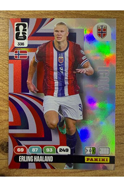 Panini بطاقة أيقونة كأس العالم لـ إيرلينغ هالاند FWC 26