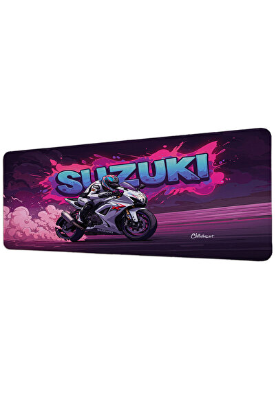 gxe.art Suzuki GSX-R Motor Graffiti 40x90 cm Αντιολισθητική βάση για ποντίκι ...
