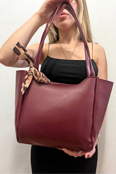 MAİSONRC Women's Leather Minimalist Shoulder Bag, Classic Handbag