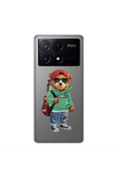 Other Xiaomi Poco X6Pro 5G Summer Tedy Transparent Silicone TPU Θήκη