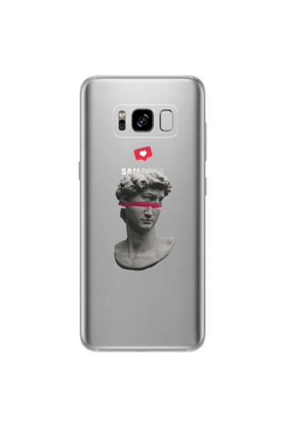 Other Samsung S8 Plus Half statue Transparent Silicone TPU Θήκη