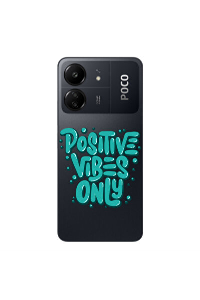 Other Xiaomi Poco C65 Positive Vibes Only Transparent Silicone TPU Θήκη