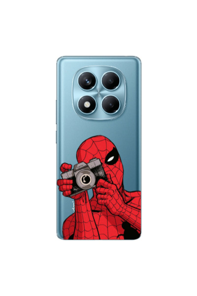 Other Xiaomi Redmi Note 14 Pro Spiderman take picture Transparent Silicone TP...