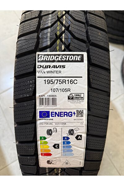 Bridgestone / 195/75R16C (DURAVIS) 2025 KIŞ LASTİĞİ (1 ADET FİYATIDIR. EN AZ ...
