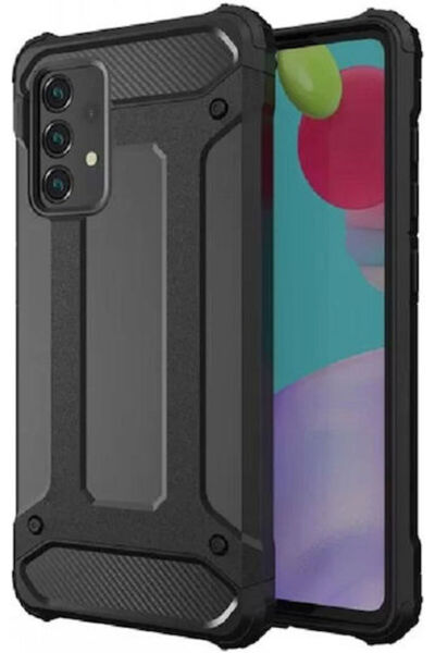 Other NetOne Carbon Armor Μαύρη Θήκη Πλάτης Σιλικόνης για Galaxy A13 5G Κωδικ...