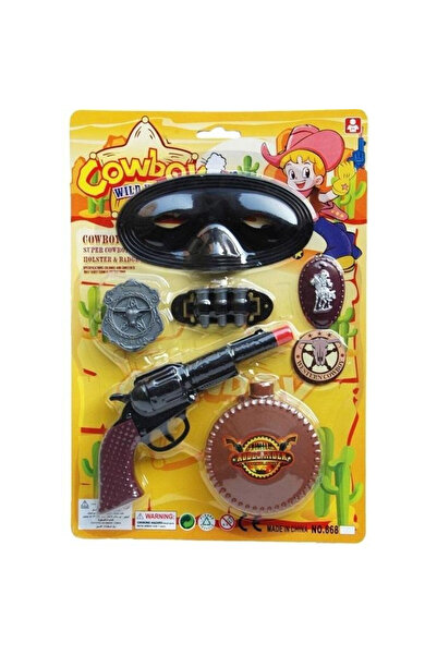 OEM Set de cowboy Wild West, revolver cu accesorii de la marca Merkpol