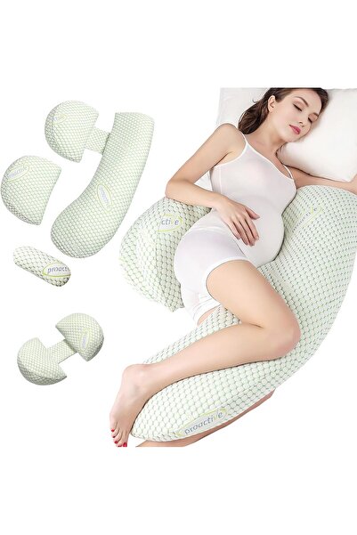 Ominii Pregnancy Pillow for Pregnant Women, Soft Maternity Pillow with Detach...