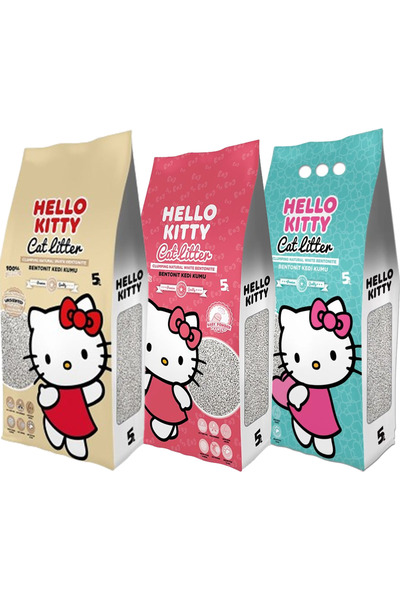 Hello Kitty Bentonite Baby Powder Cat Litter 5L