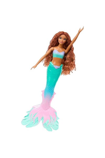 mattel Papusa Disney Ariel, cantatoare, plastic, verde/roz, +3 ani