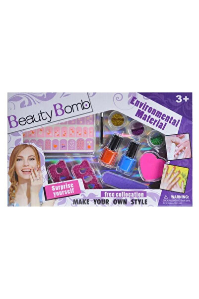 MAKSIK Set pentru stilizarea unghiilor Beauty Bomb, kit creativ pentru copii ...