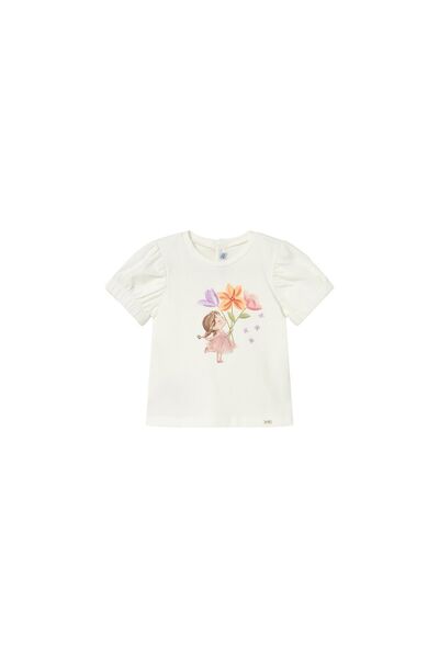 MAYORAL Tricou de fată 1078 Crem