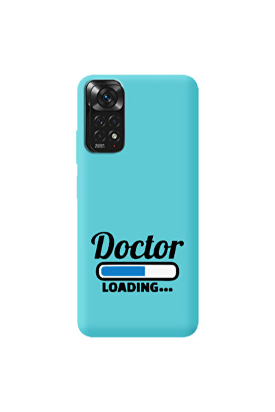 Other Xiaomi Redmi Note 11 4G Doctor Loading Turquoise Colored Silicone TPU Θήκη