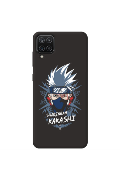 Other Samsung A12 Anime Mangoo Black Colored Silicone TPU Θήκη