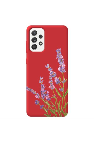 Other Samsung A13 4G Flowers 8 Red Colored Silicone TPU Θήκη
