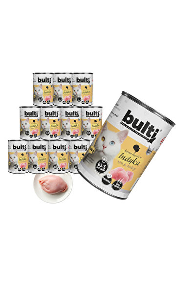 Bulti Hrană umedă pisici, Bulti, 12x400g, Carne de Curcan, Pisici Adulte, Sus...