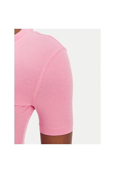 VERSACE JEANS COUTURE Γυναικείο T-Shirt 80HAHE01 CJ02E Ροζ