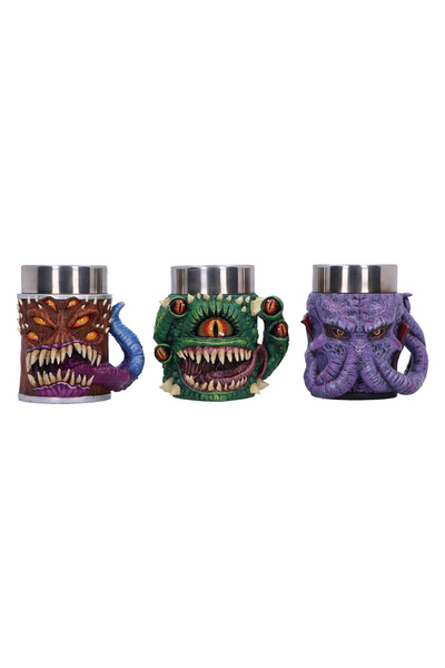 Nemesis Now Dungeons & Dragons Комплект мини чашки с чудовища - Комплект от 3...