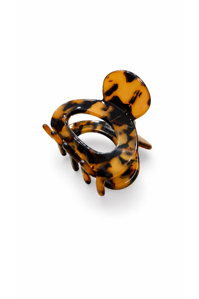 Marka Mini Size Bone Buckle Clasp Brown