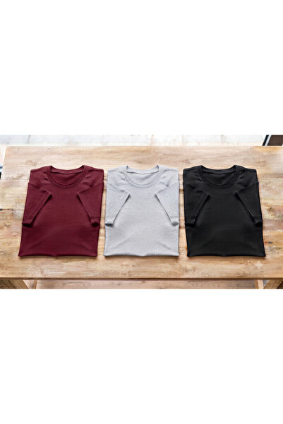 UNCİA OUTDOORS Women'S/Men's Unisex Unprinted Oversize Crew Neck T-Shirt