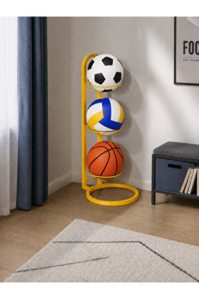 df doffo.com.tr creative furniture designs 3-Shelf Ball Basket Multi-Tier Bal...