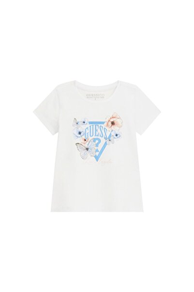 Guess Tricou de fată K6RI21K6YW4 Alb