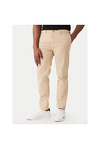 Guess Jeans Pantaloni chinos bărbați M4YB33WGB5A Bej