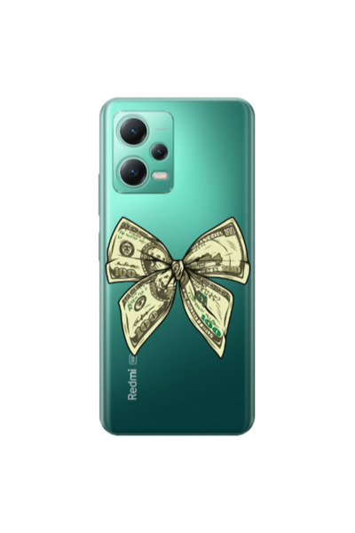 Other Xiaomi Redmi Note 12 Pro 5G Bowtie Dollars Transparent Silicone TPU Θήκη