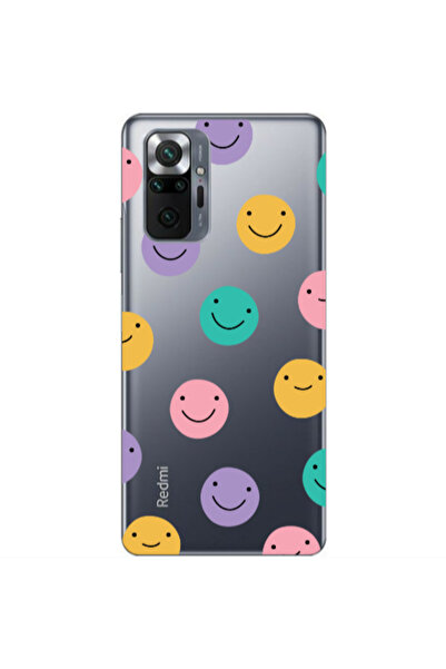 Other Xiaomi Redmi Note 10 Pro 4G Colorful smiles Transparent Silicone TPU Θήκη