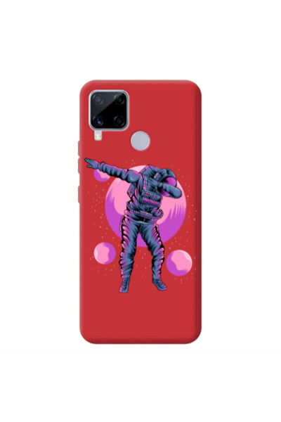 Other Realme C25 Dance Red Colored Silicone TPU Θήκη