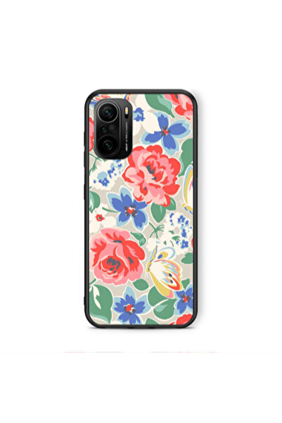 Other Xiaomi Poco F3 Lady roses Black Glossy Θήκη
