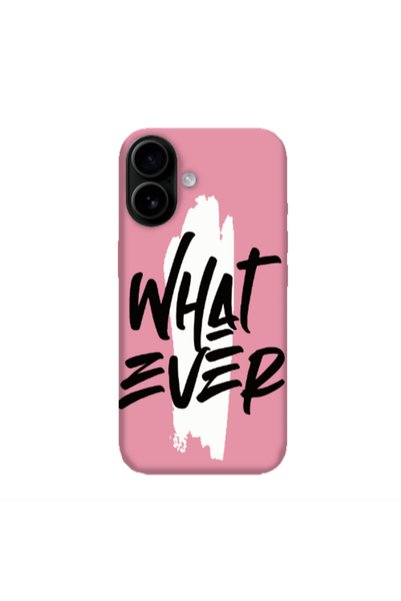 Other Apple Iphone 16 plus What Ever Pink Colored Silicone TPU Θήκη