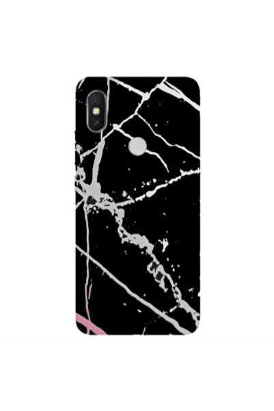 Other Xiaomi Redmi S2 Marble Cream Cracks Transparent Silicone TPU Θήκη