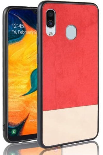 OEM Θήκη Πλάτης Συνθετικό Δέρμα Κόκκινο (Galaxy A40) Κωδικός: 01SAM1155