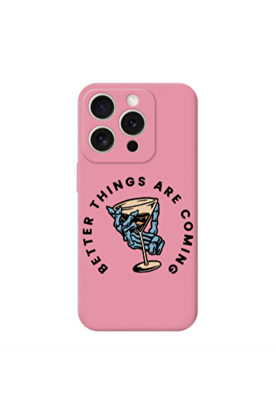 Other Apple Iphone 16 Pro Better Things Are Coming Pink Colored Silicone TPU ...